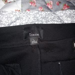 Lumiere high waisted black pants